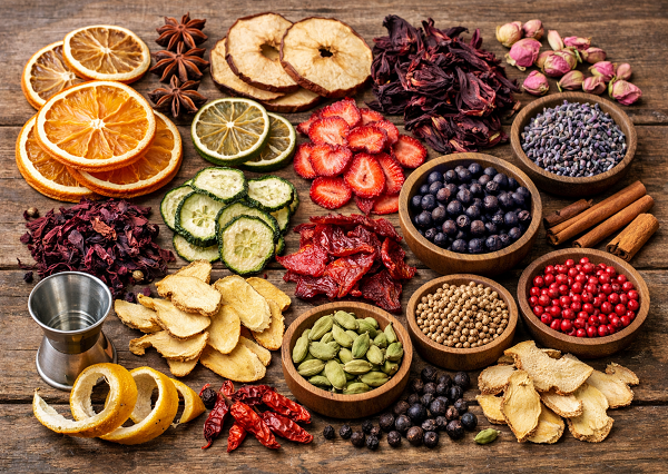 Dehidrirano voće i povrće i začini